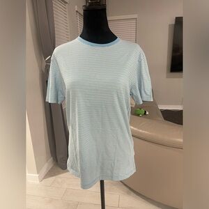 COS men regular fit striped Tshirt S